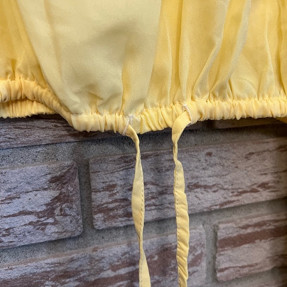 Streetwear Society Pastel Yellow Off the Shoulder Top - Picture 6 of 9